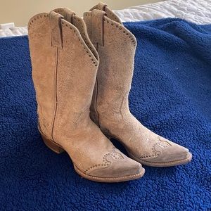 Ladies Sonora Raw Leather Boots